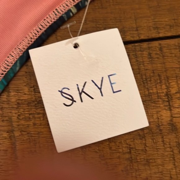 NWT Skye Swimwear womens Alessia Hi Waist Ruched Bikini Bottom Swimsuit - Picture 2 of 9